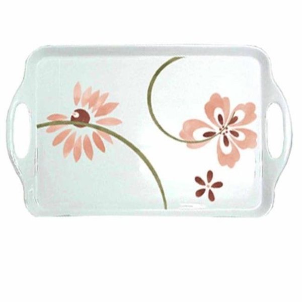 Reston Lloyd Reston Lloyd 07238 Pretty Pink - Rectangular Melamine Tray 7238